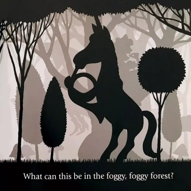 读绘本《the foggy foggy forest》在一个迷雾森林