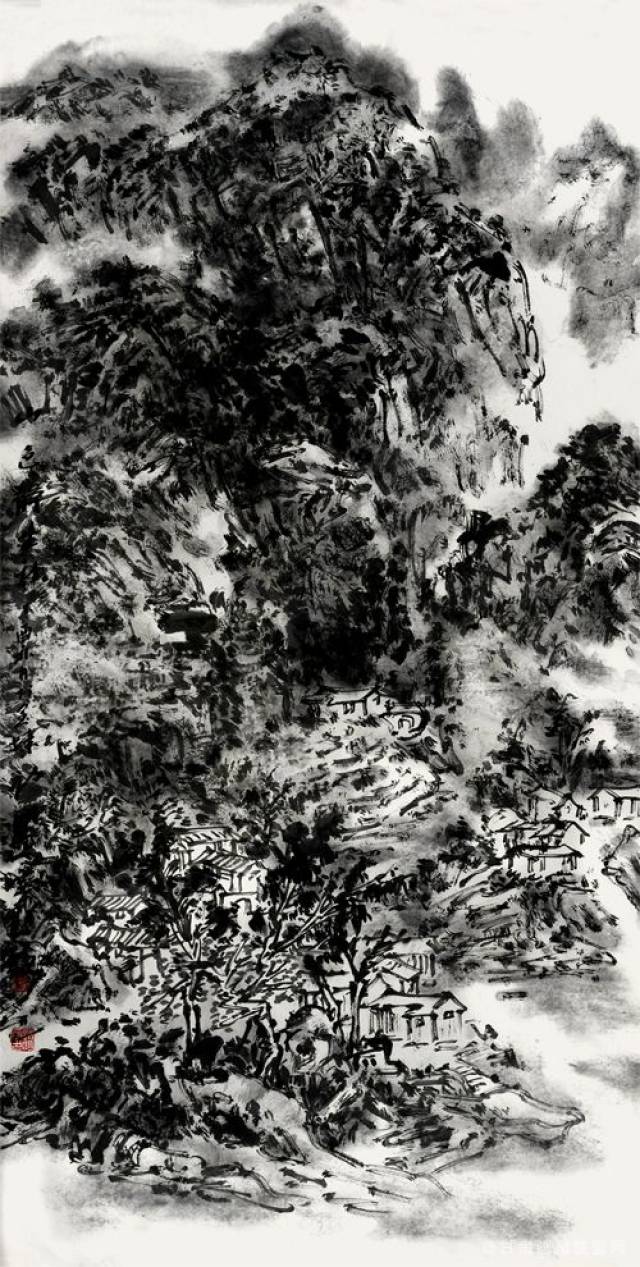 笔墨表达的精神——段新明的山水画