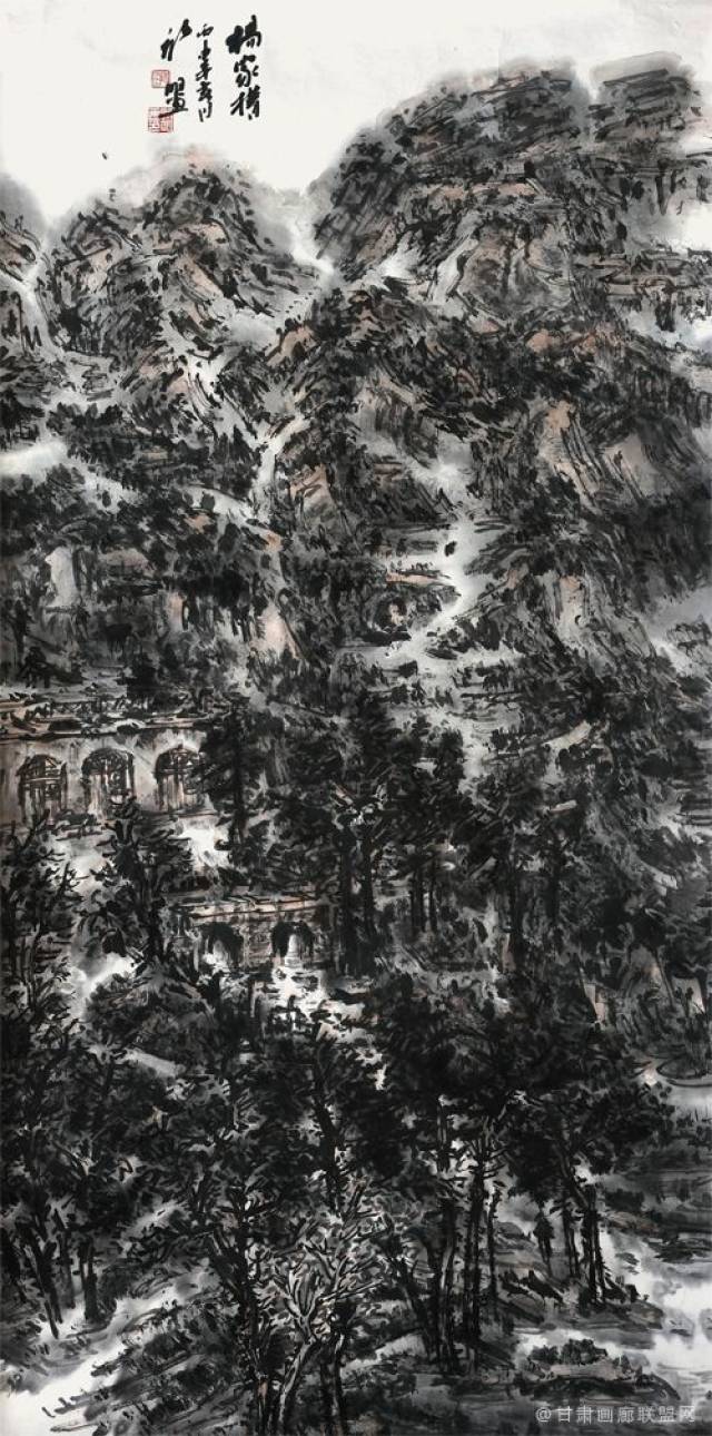 笔墨表达的精神——段新明的山水画