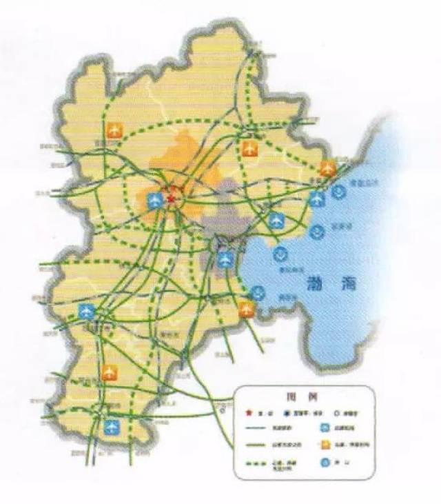 到2020年,河北高速公路通车总里程将达到9000公里,京津冀三地将有