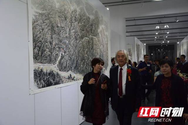 山南水北·当代著名画家谭仁诗画艺术展长沙开幕