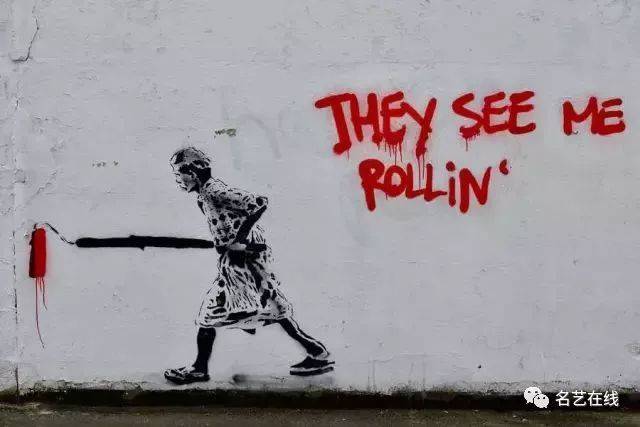神秘的街头艺术家班克斯(banksy)