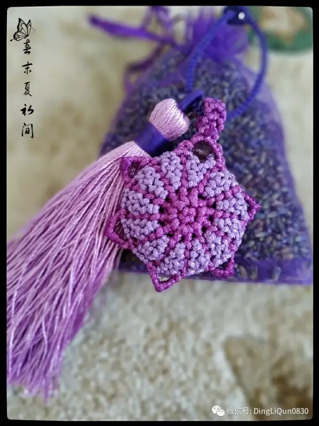 【编绳教程】花语香包,马蹄莲和莲花手镯等制作
