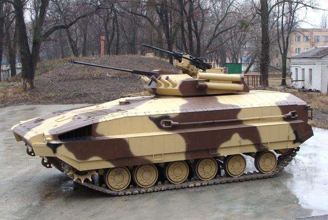 图为乌克兰的bmp-64重型步兵战车.