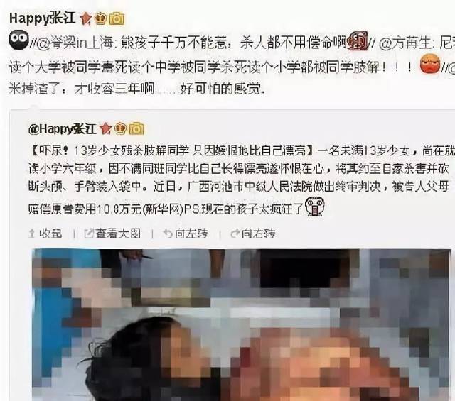 南丹13岁小学生肢解同窗!法院判决:不追究刑事责任.引起热议!