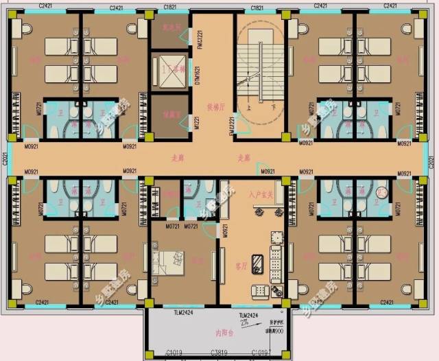 乡墅建房(图片右下角)五百套农村自建房别墅设计施工图纸任你选!