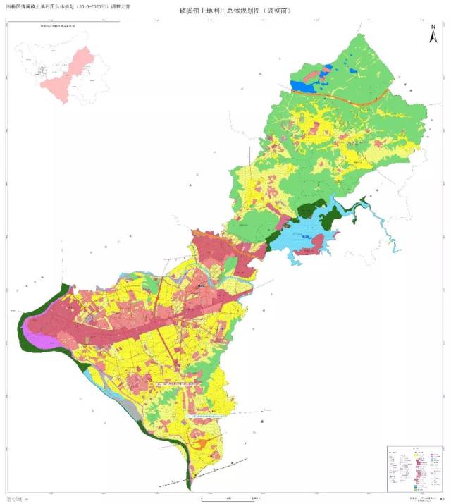 关于湘桥区磷溪镇土地利用总体规划(2010-2020年)建设