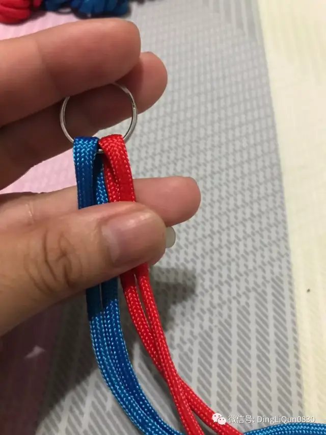 【编绳教程】实用的简单多功能小花,狗狗牵引绳的制作