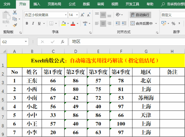 excel函数公式:你真的会在excel中进行数据筛选吗?