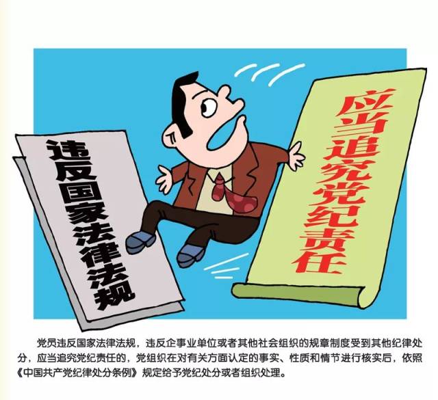 以画释纪——《中国共产党纪律处分条例》漫画