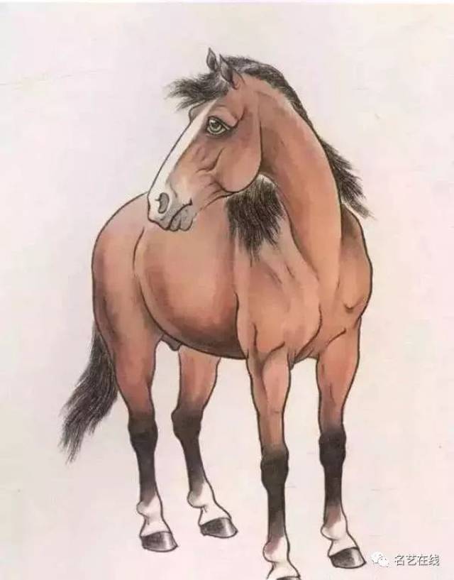 国画技法 | 工笔马的画法 (附骏马白描图70幅)