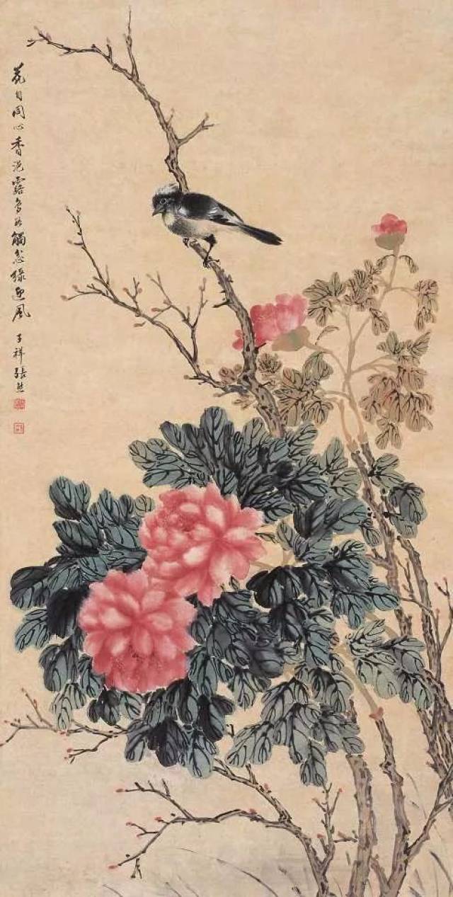 清代画家张熊 花鸟画欣赏