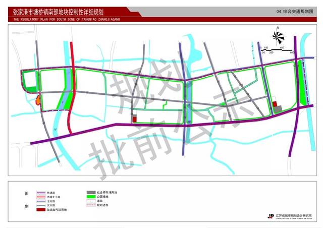 根据本区城市路网系统规划,将规划范围内道路网系统分为快速路,市域