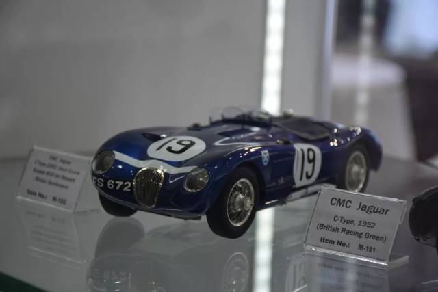 上海玩具展现场开箱 | cmc 1:18 捷豹 c-type(样品)汽车模型详拍