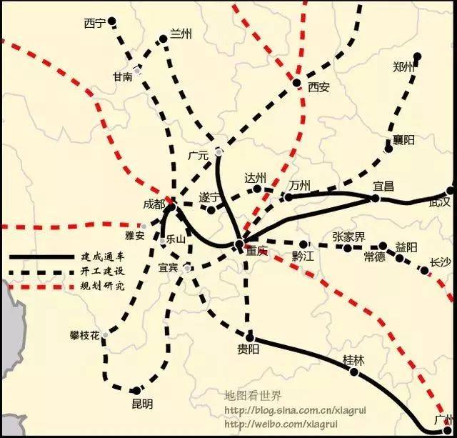 根据国家中长期铁路网规划,重庆被定位为国家综合性铁路枢纽.