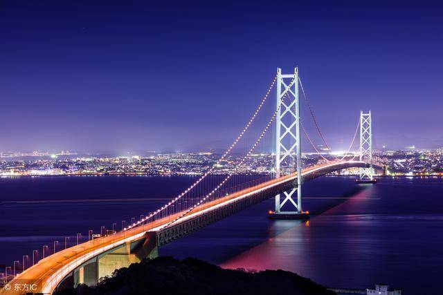 日本匠人艺术结晶,全球最长吊桥,明石海峡大桥