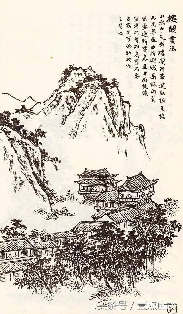 山水画诀——房屋画法