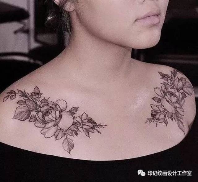 撩人大法!性感素花纹身