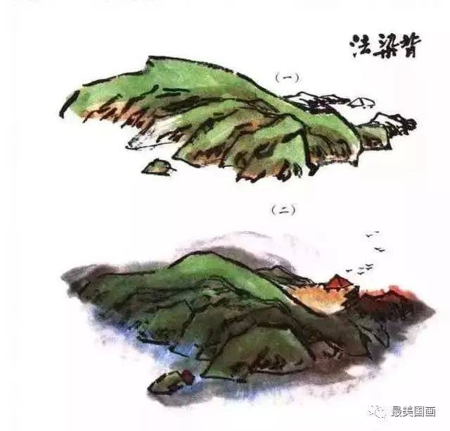 山水画教程:传统山水画设色技法