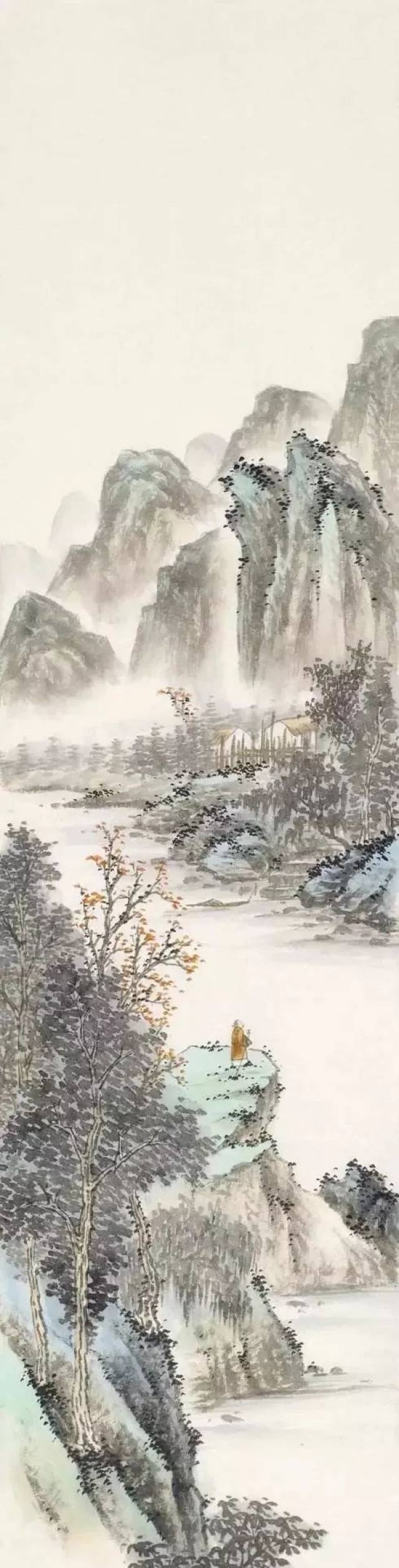 为金志刚山水画题画诗六首