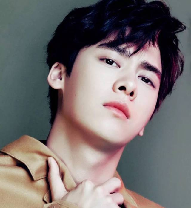 01 平直眉  李易峰是非常典型的平直眉,浓眉大眼,看起来非常精神.