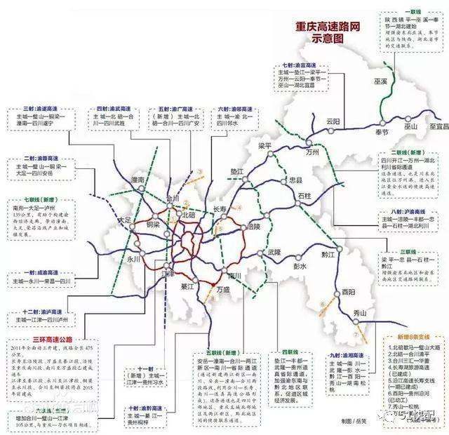 共建成了"二环十射"高速公路网和"一枢纽八干线"铁路网,港口年吞吐量