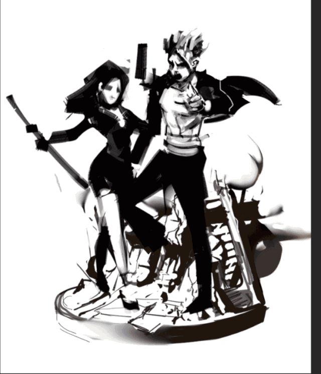 给帅到了!《守望先锋》半藏-同人作品&步骤图分享-7.game