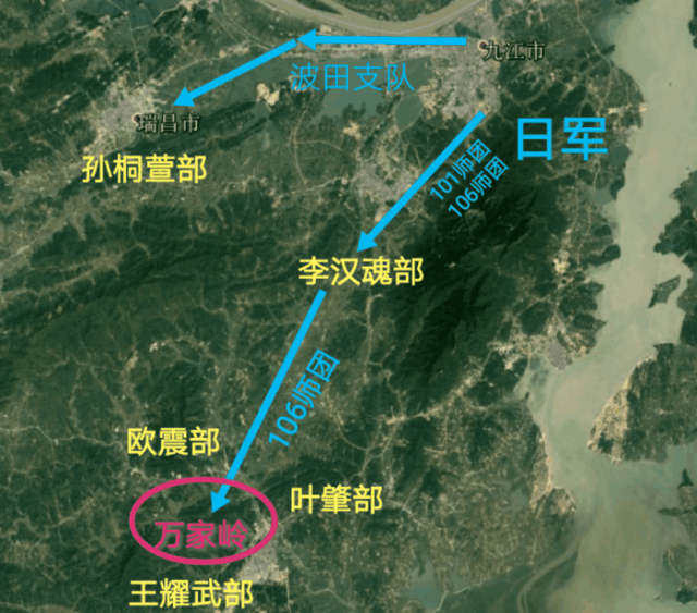 之后就是喜闻乐见的万家岭战役了.