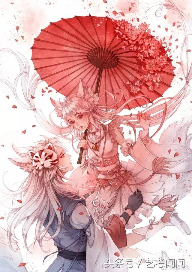 她的画带有一种仙气,笔下的古风美人美到晕厥