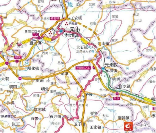 国道212线宝轮至卫子段公路改建工程元坝过境段项目计划年内开工