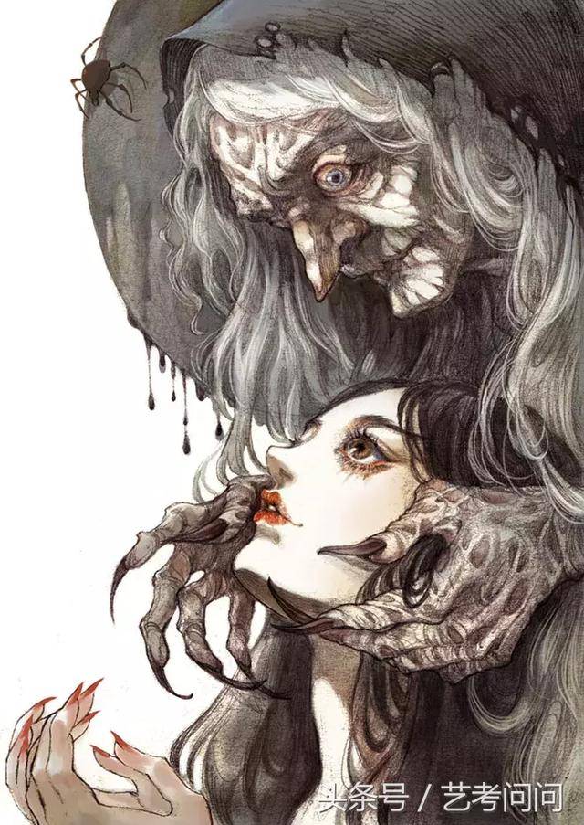 她的画带有一种仙气,笔下的古风美人美到晕厥
