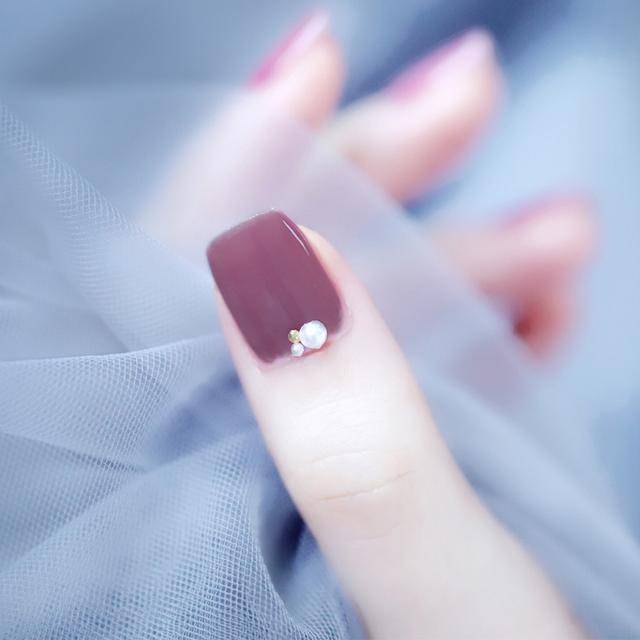 暖色系美甲:美到窒息,秋冬必做!当小仙女儿原来很容易