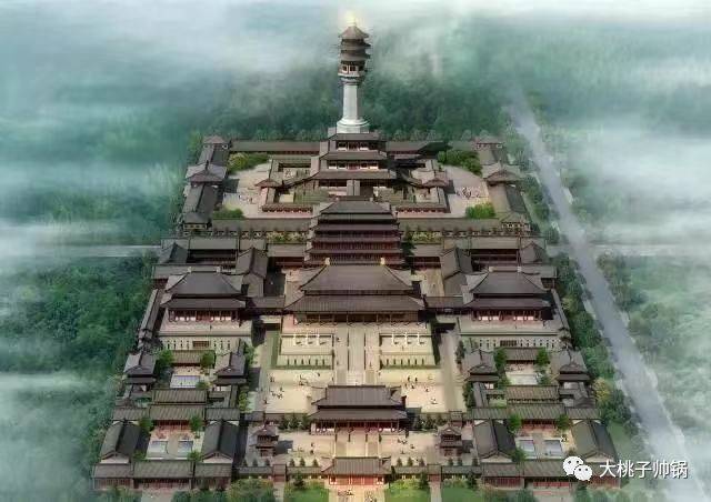 复建后的廊坊隆福寺全景图