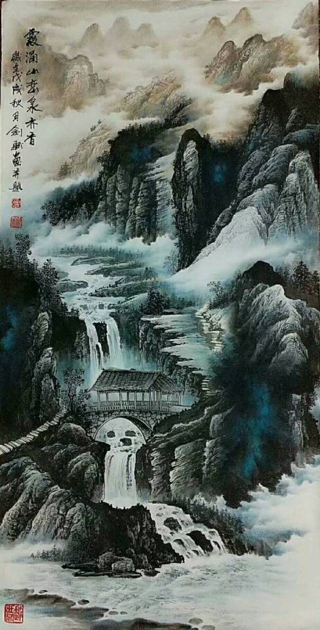 易剑赋国画精品冷雨夜单幅价格