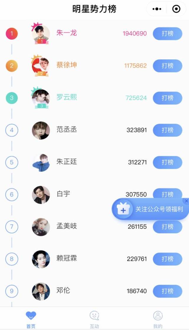 关注中国蓝tv微信,开启你的守护爱豆之旅!