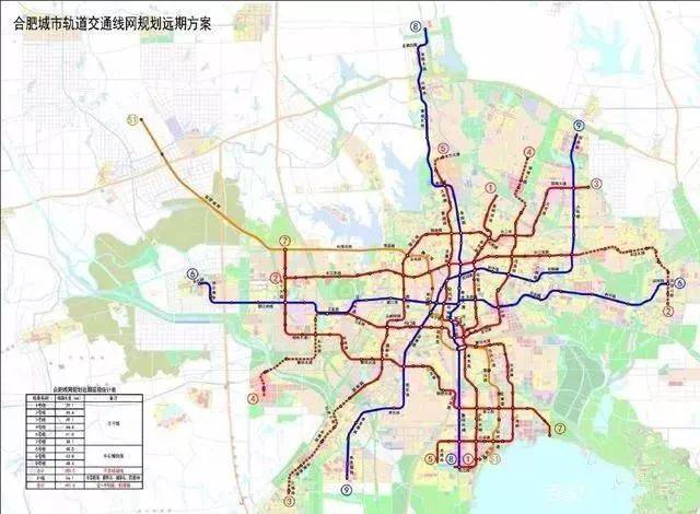 未来合肥地铁2号线不仅仅是在肥东县东延14.