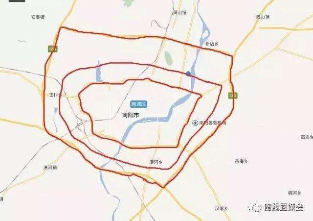 南阳所谓的二环:南边纬八路(现),东边东环路(在修),北边京宛大道