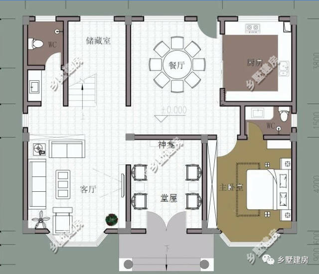 1112米农村自建房该怎么设计你家是设堂屋,还是玄关