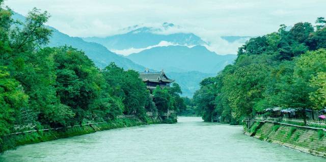 成都都江堰-自然景观,人文景观