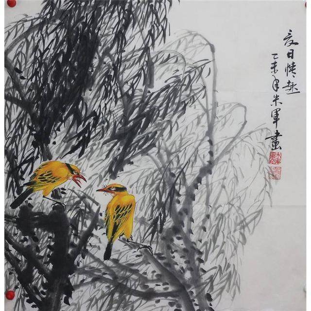 朱军画作欣赏,一幅价值百万,师承范曾