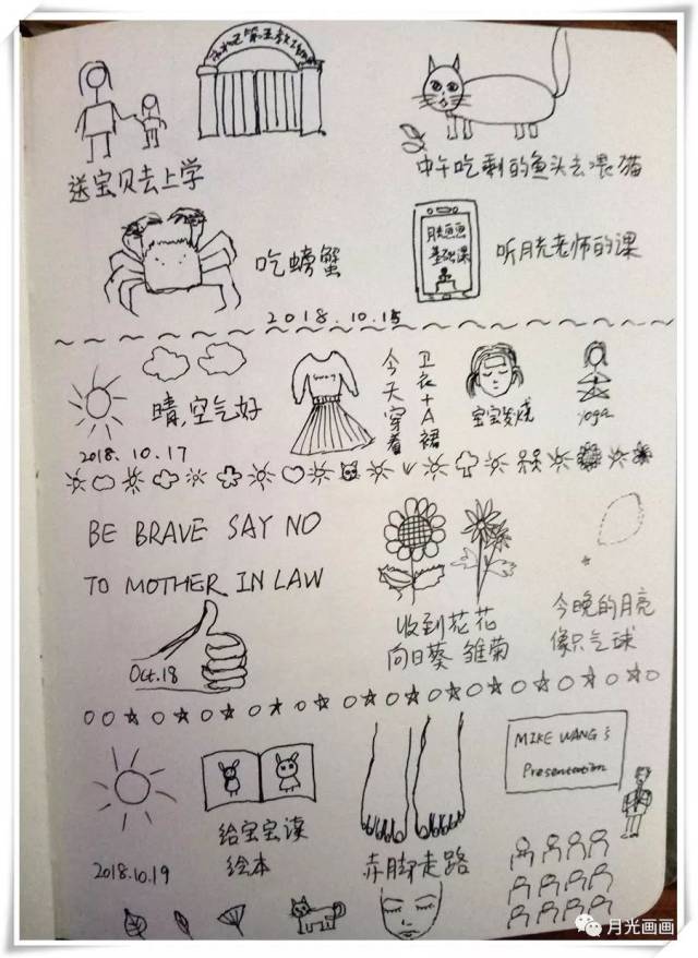 漫画手帐:用火柴人画一幅简笔画