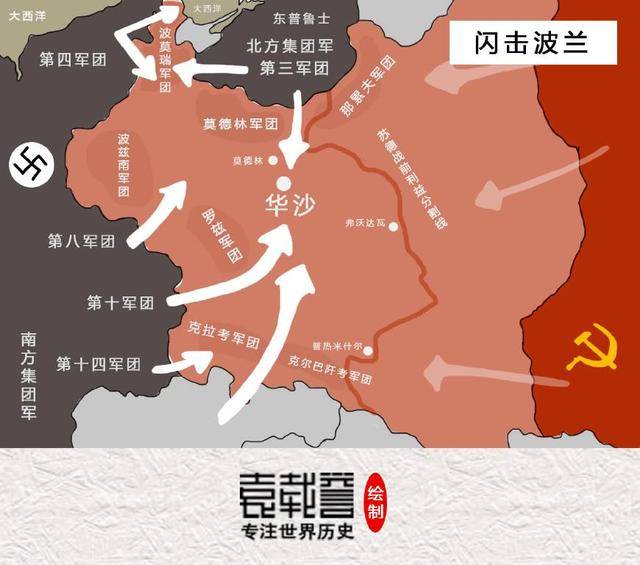 闪击波兰地图