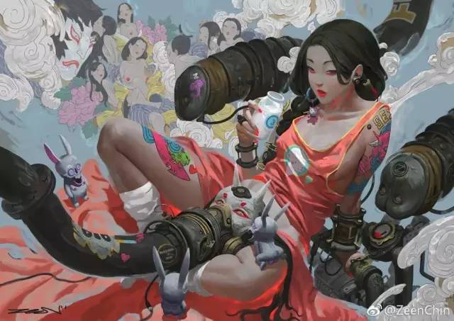 《绘说画》第五期 马来西亚艺术家zeen chin 插画创作