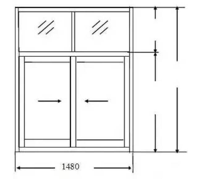 【门窗知识】13种铝合金门窗下料尺寸计算公式