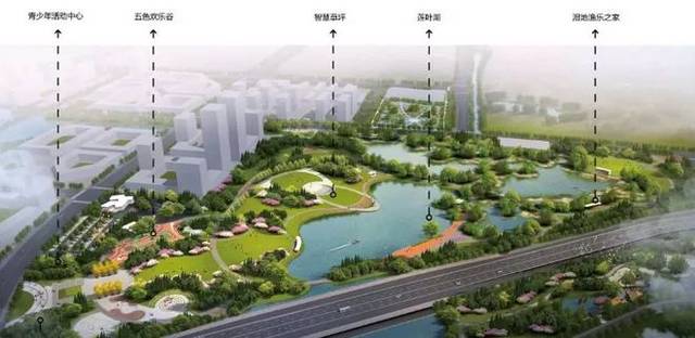 常德最大的城市公园来了!里面有"一轴两心三园",地址就在.