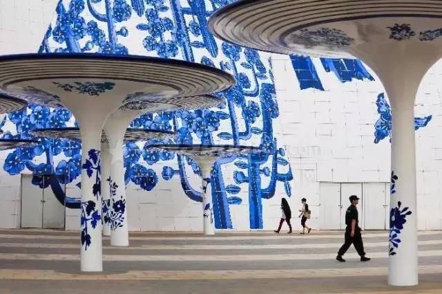 中国第一座青花瓷建筑,历时3年耗资400亿,造型奇特别有风味