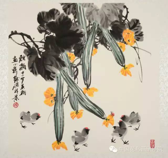 100副徐湛花鸟画作品欣赏,太美了