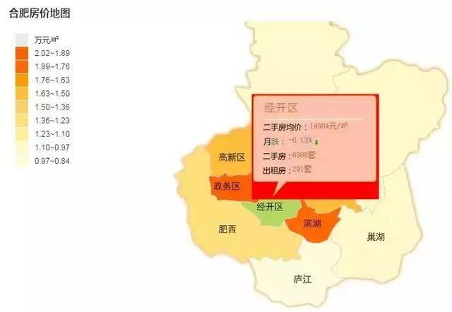 合肥小区房价表出炉,你家小区是涨是跌?