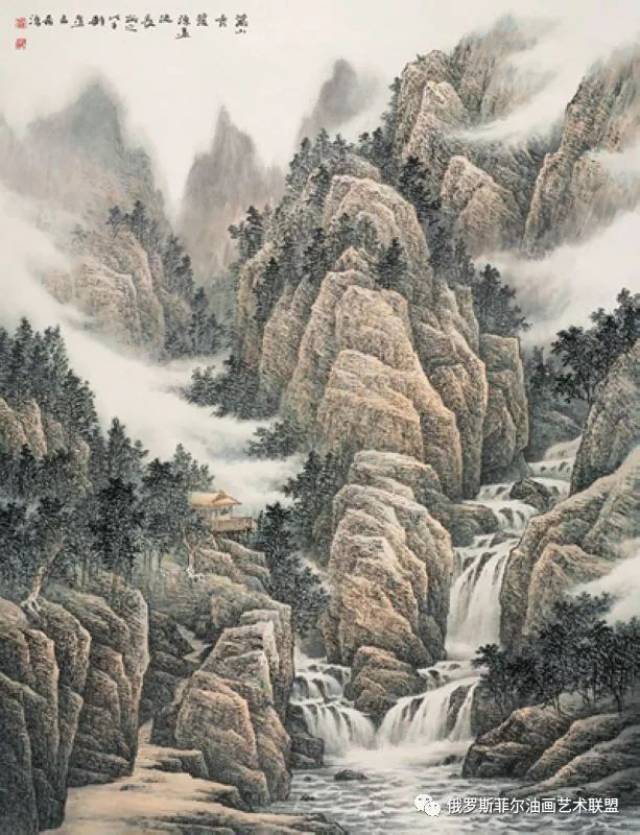 中国画家董希源山水画作品欣赏