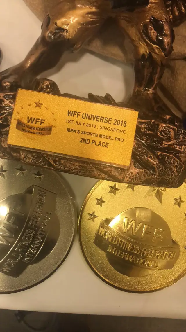 新晋男神:WFF体育模特世界冠军--伍登华!九年